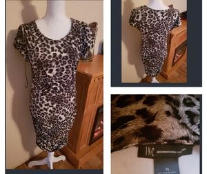International concepts Animal print dress